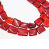 New Fire Opal Quartz Smooth Twisted Rectangle Beads Length 14 Inches & Sizes from 12mm to 13mm Approx